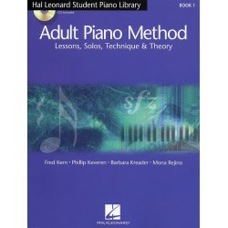 Hal Leonard Adult Piano Method: Book 1 - Lessons, Solos, Technique &amp; Theory