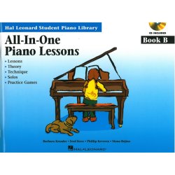 All-In-One Piano Lessons: Book B