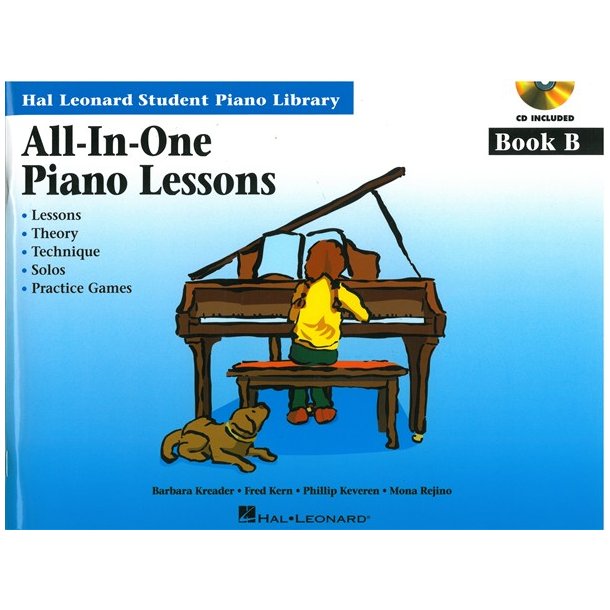 All-In-One Piano Lessons: Book B