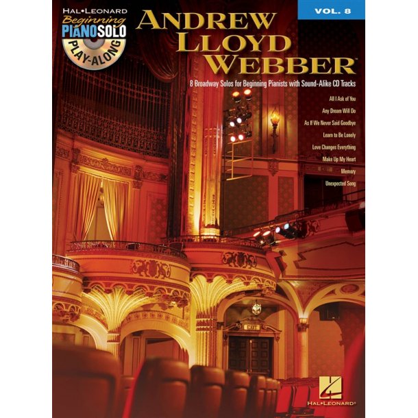 Beginning Piano Solo Play-Along Volume 8: Andrew Lloyd Webber