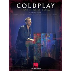 COLDPLAY FOR PIANO SOLO PF BK