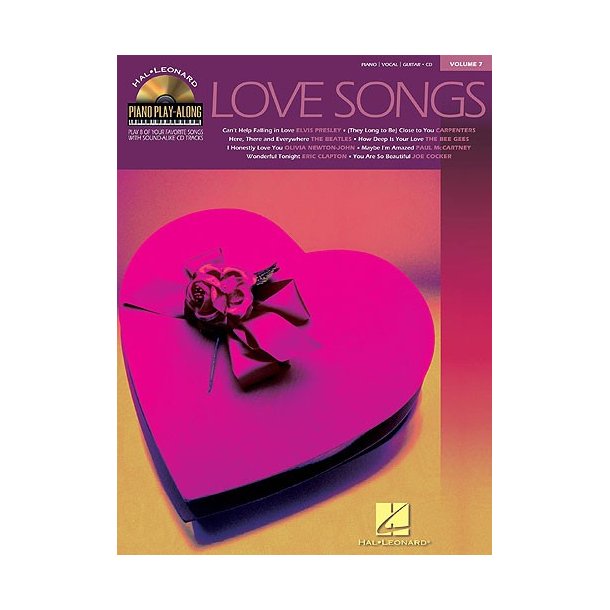 Piano Play-Along Volume 7: Love Songs