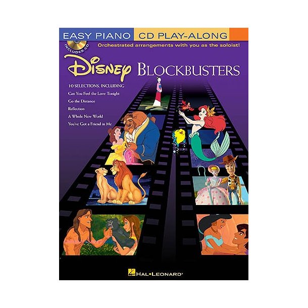 Easy Piano CD Play-Along Volume 11: Disney Blockbusters