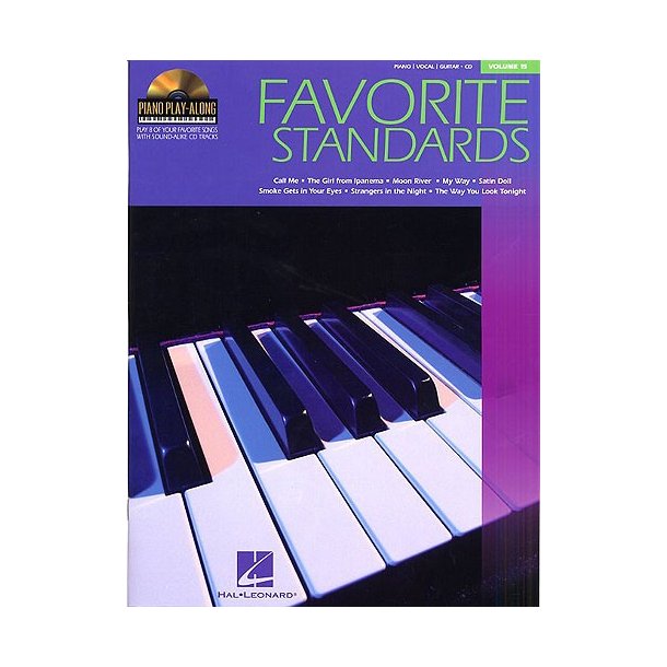 Piano Play-Along Volume 15: Favourite Standards