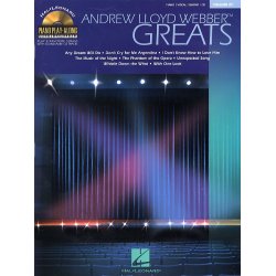 Piano Play-Along Volume 27: Andrew Lloyd Webber Greats
