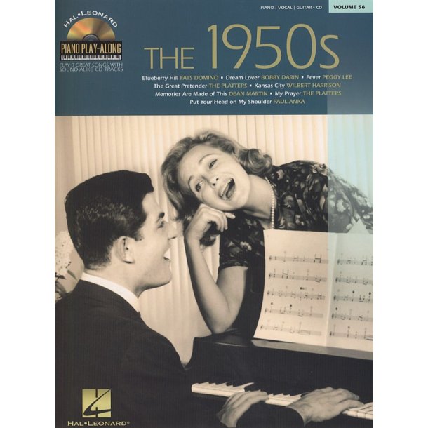 Piano Play-Along Volume 56: The 1950s (Book and CD)