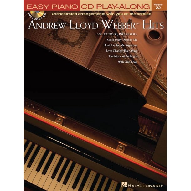 Easy Piano CD Play-Along Volume 22: Andrew Lloyd Webber Hits