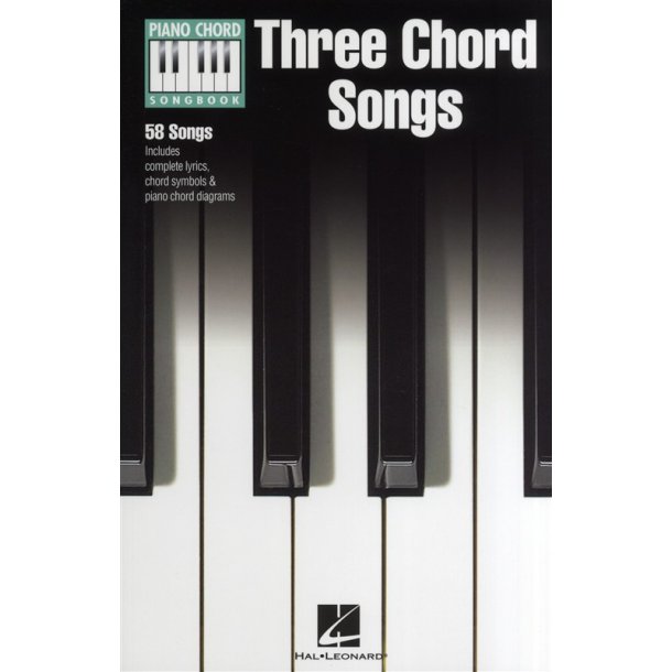 Piano Chord Songbook: Three Chord Songs
