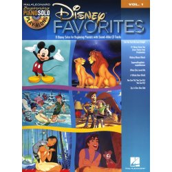 Beginning Piano Solo Play-Along Volume 1: Disney Favourites