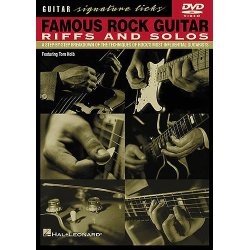 Famous Rock Guitar Riffs And Solos: Guitar Signature Licks DVD