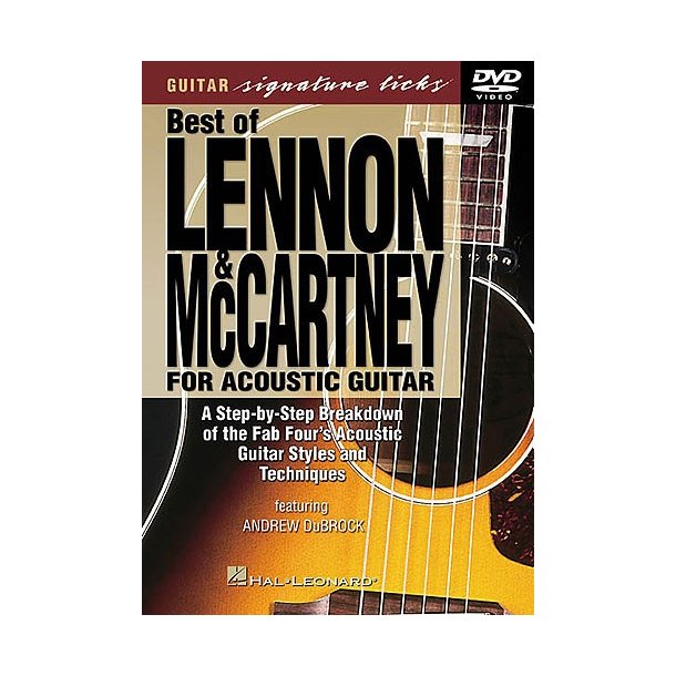 Best Of Lennon And McCartney For Acoustic Guitar DVD
