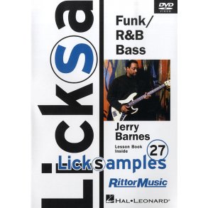 Funk/R&B Bass Lick Samples DVD