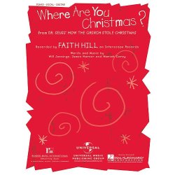 HILL FAITH WHERE ARE YOU CHRISTMAS GRINCH PV SHEET