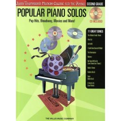 Popular Piano Solos: 2nd Grade - Pop Hits, Broadway, Movies And More!