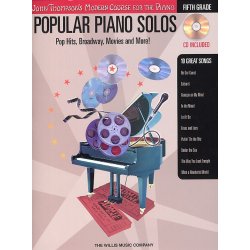John Thompson's Modern Piano Course: Popular Piano Solos - Fifth Grade (Book and CD)