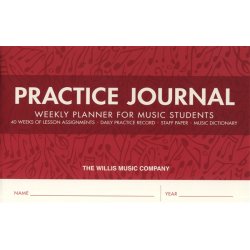 Practice Journal - Weekly Planner For Music Students