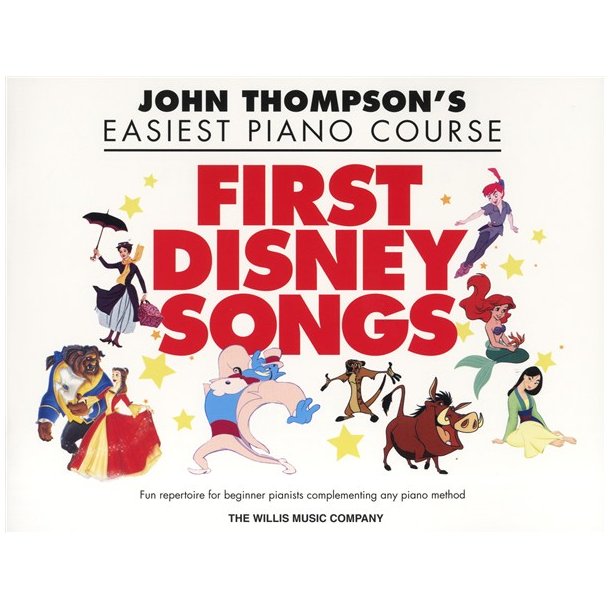 John Thompson's Easiest Piano Course: First Disney Songs
