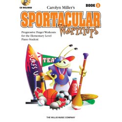 MILLER CAROLYN SPORTACULAR WARMUPS BOOK 1 PF BK/CD