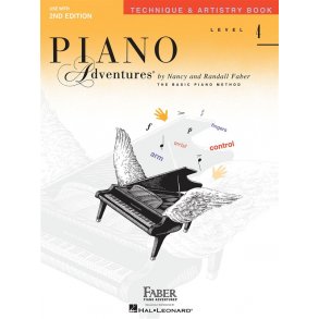 FABER PIANO ADVENTURES LEVEL 4 TECHNIQUE & ARTISTRY PF BK