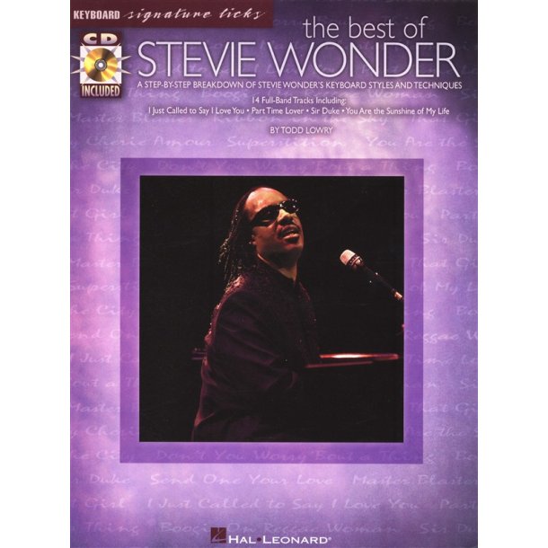 Keyboard Signature Licks: The Best Of Stevie Wonder