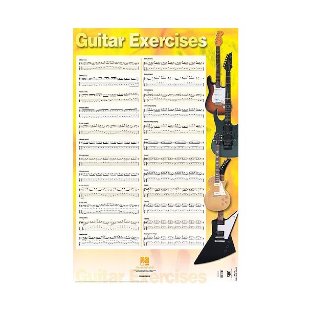 Guitar Exercises plakat