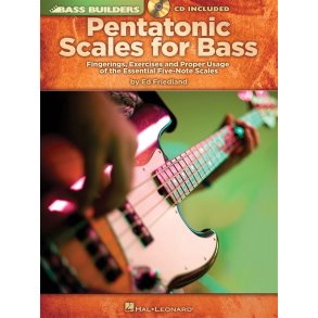 FRIEDLAND ED PENTATONIC SCALES FOR BASS BGTR BK/CD