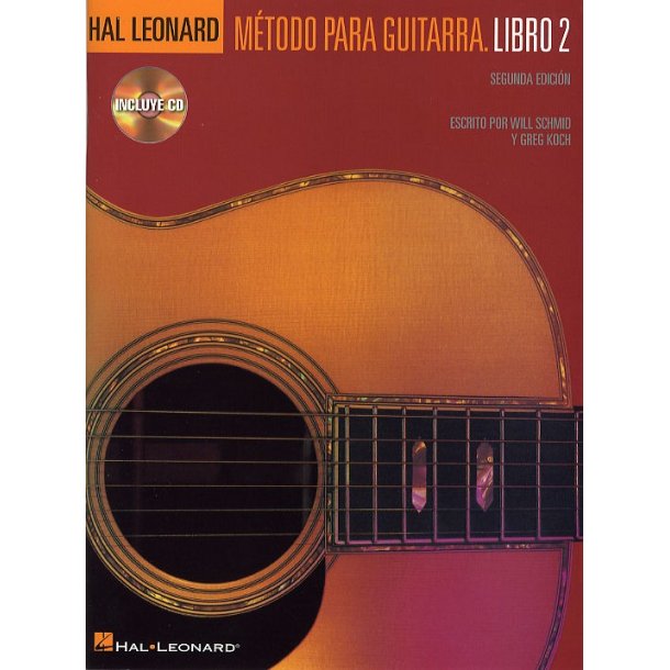 Metodo Para Guitarra Hal Leonard: Libro 2 (Book And CD)