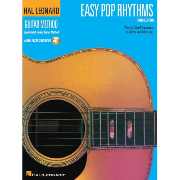 Hal Leonard Guitar Method: Easy Pop Rhythms &ndash; Third Edition (Book/Online Audio)