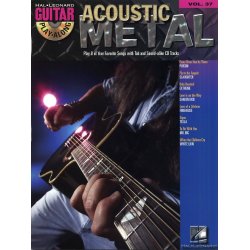 Guitar Play-Along Volume 37: Acoustic Metal