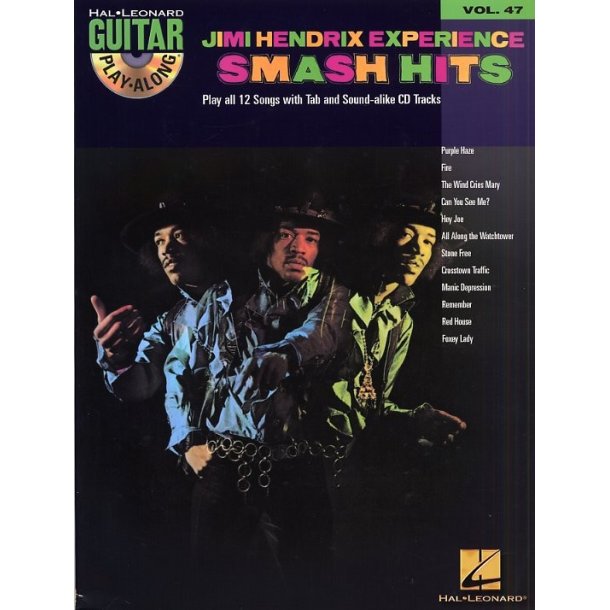 Guitar Play-Along Volume 47: Jimi Hendrix Experience Smash Hits