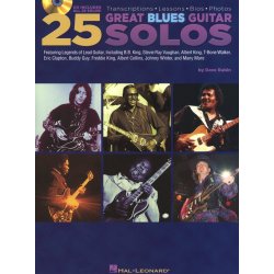 Dave Rubin: 25 Great Blues Guitar Solos - Transcriptions, Lessons, Bios And Photos