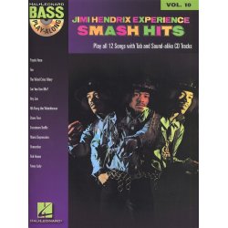 Bass Play Along Volume 10: Jimi Hendrix Smash Hits (Book and CD)