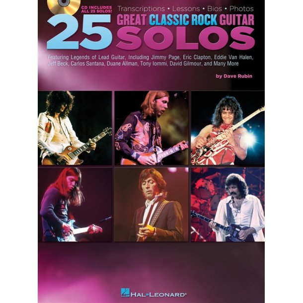 Dave Rubin: 25 Great Classic Rock Guitar Solos