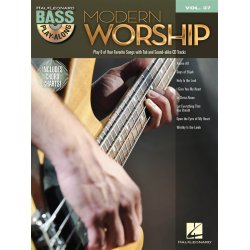 BASS PLAY ALONG VOLUME 37 MODERN WORSHIP BASS GUITAR BK/CD