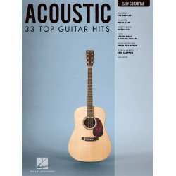 ACOUSTIC 33 TOP GUITAR HITS EASY GUITAR WITH NOTES & TAB GTR BK
