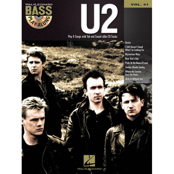 Bass Play-Along Volume 41: U2