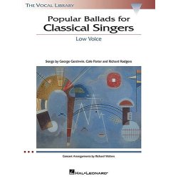 Popular Ballads For Classical Singers (Low Voice)