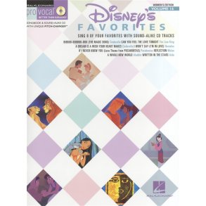 Pro Vocal Women's Edition Volume 16: Disney Favourites