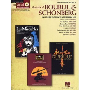 Pro Vocal Volume 14: Musicals Of Boublil And Schönberg (Women's Edition)