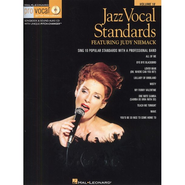 Pro Vocal Volume 18: Jazz Vocal Standards Featuring Judy Niemack