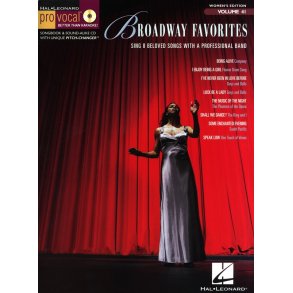 Pro Vocal Women's Edition Volume 41: Broadway Favourites