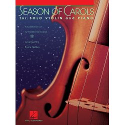Season Of Carols (Arr Healey Bruce) Easy Solo Violin & Piano Book