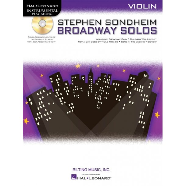 Violin Play-Along: Stephen Sondheim - Broadway Solos