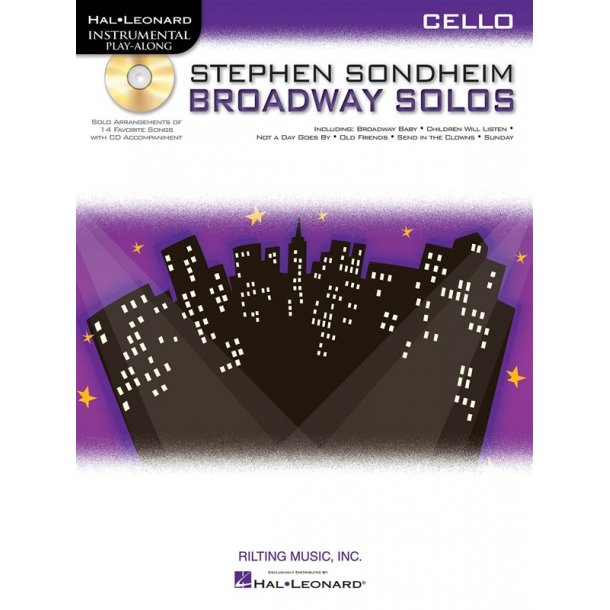 Cello Play-Along: Stephen Sondheim - Broadway Solos