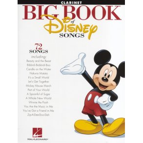 The Big Book Of Disney Songs - Clarinet