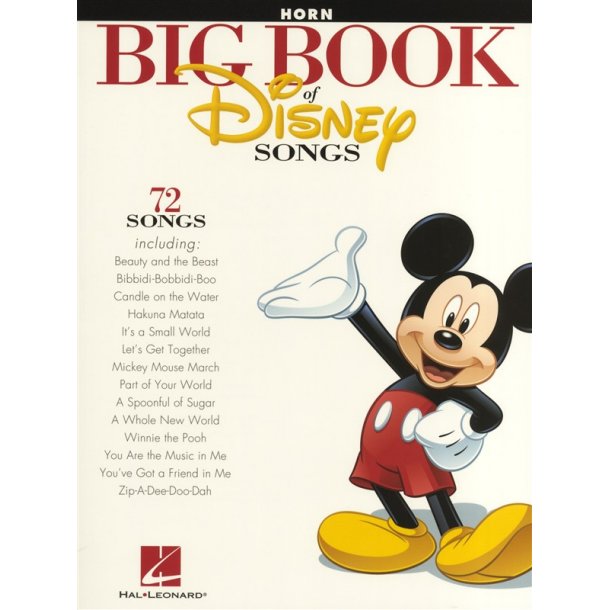 The Big Book Of Disney Songs - French Horn