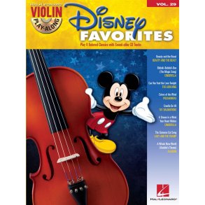 Violin Play-Along Volume 29: Disney Favorites