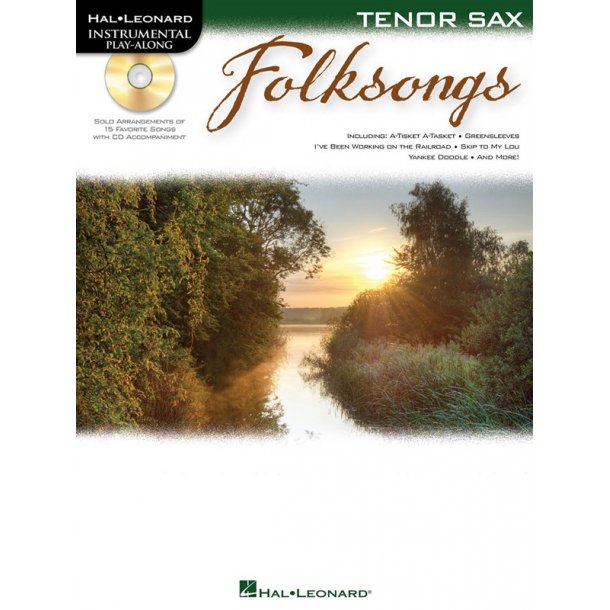 Tenor Saxophone Play-Along: Folksongs
