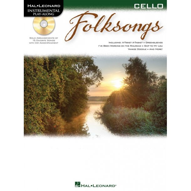 Cello Play-Along: Folksongs