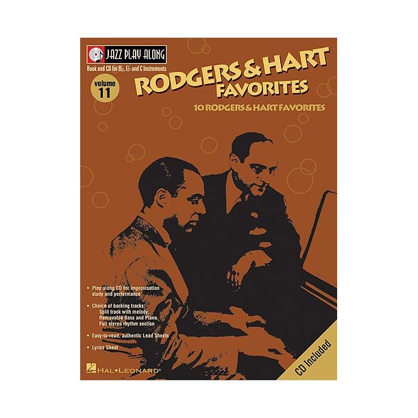 Jazz Play Along: Volume 11 - Rodgers And Hart Favourites